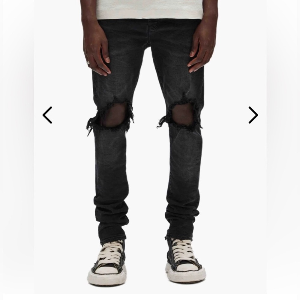 Purple-Brand Men’s Dropped Fit‎ Mid Rise with Slim Leg POO2 Size 38